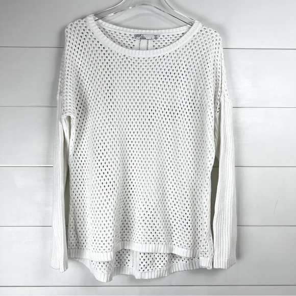 PrAna Large Parker Organic cotton Open Knit Sweater - Picture 2 of 8